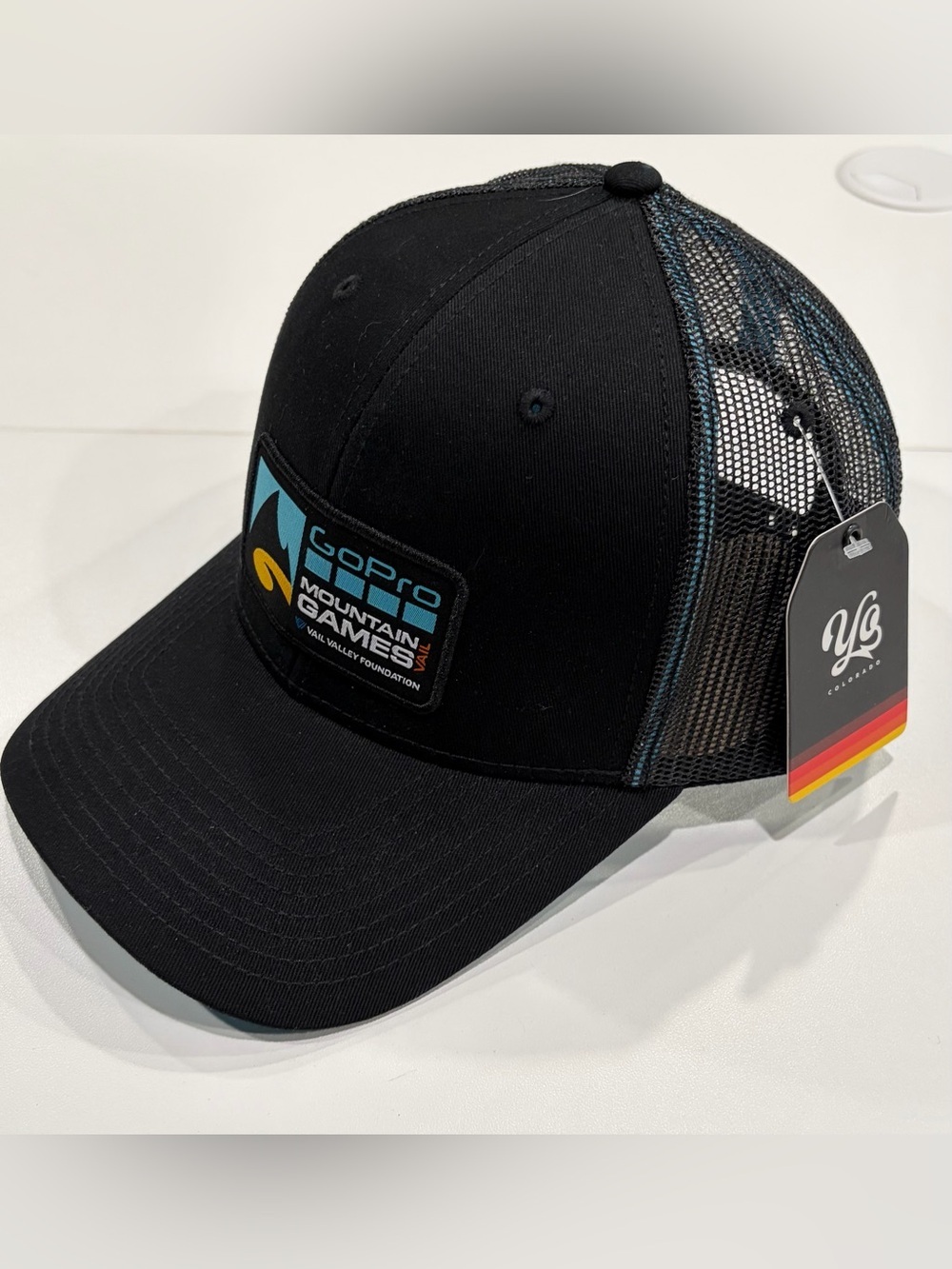 Yo Colorado Adult Men's GoPro Mountain Games 2025 VIP Hat Black NWT Cap Ballcap
